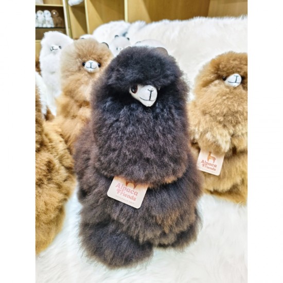 Auskin Alpaca Friends新西兰羊驼驼羊玩偶 黑色 2种尺寸